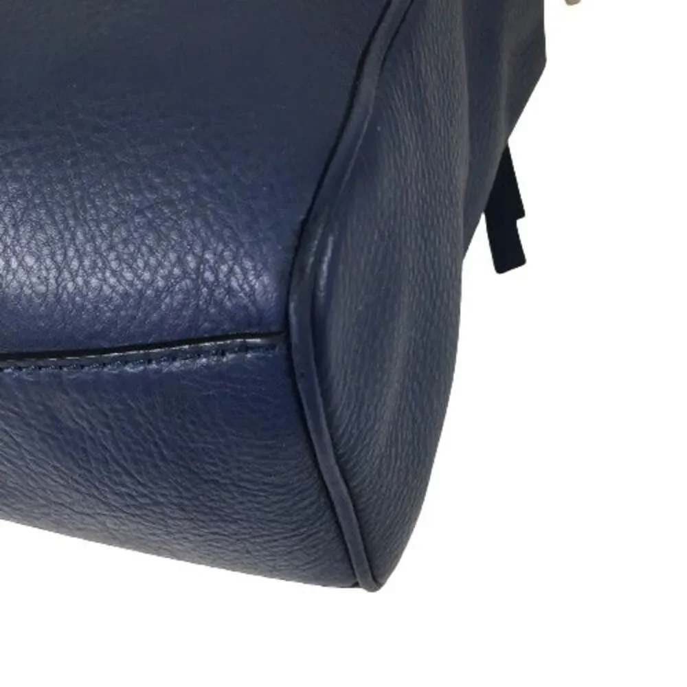 Kate Spade Charles Street Small Haven Navy Blue Leather Hobo Handbag Purse Bag